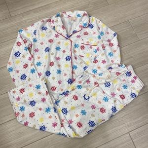 Love by Gap Factory Rainbow Snowflakes Pajamas